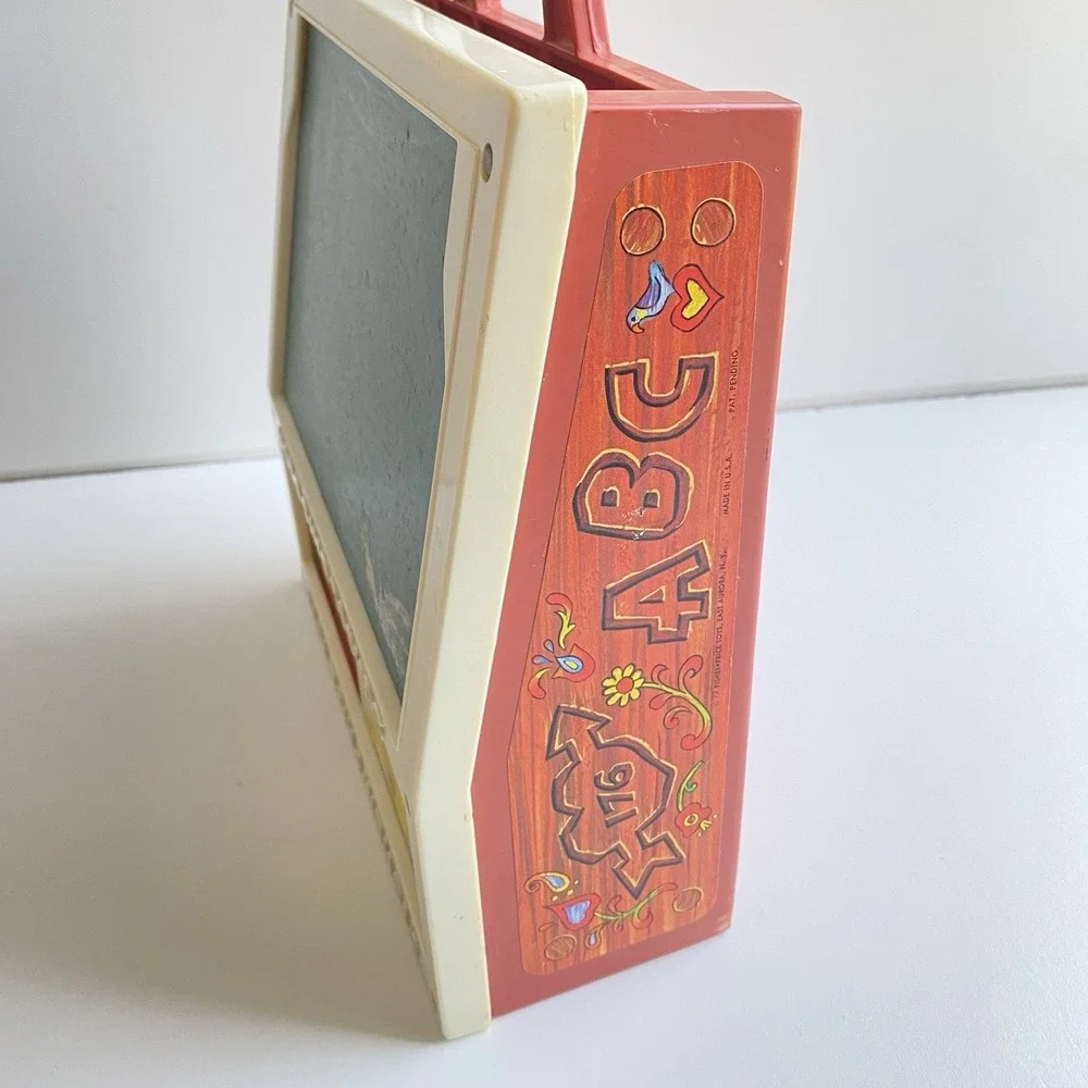 Vintage 1972 Fisher Price School Days Portable Play Desk Without Letters‎